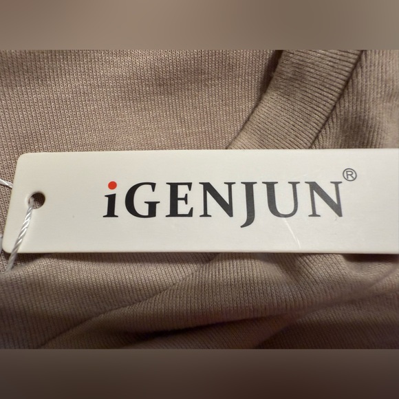 NWT Igenjun Long Sleeve Mini Dress Size Large - Picture 10 of 13